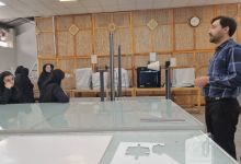 گزارش تصویری بازدید دانش آموزان هنرستان دخترانه زكرياي رازي 